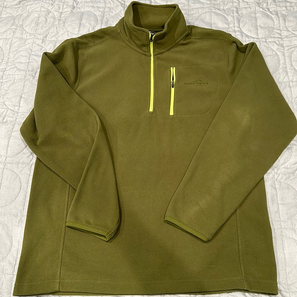 <3 Eddie Bauer Quarter Zip Fleece
